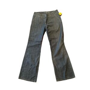 Michael Kors Trouser Pant Women's Size 10 Black Bootcut Leg Mid-Rise Polyester